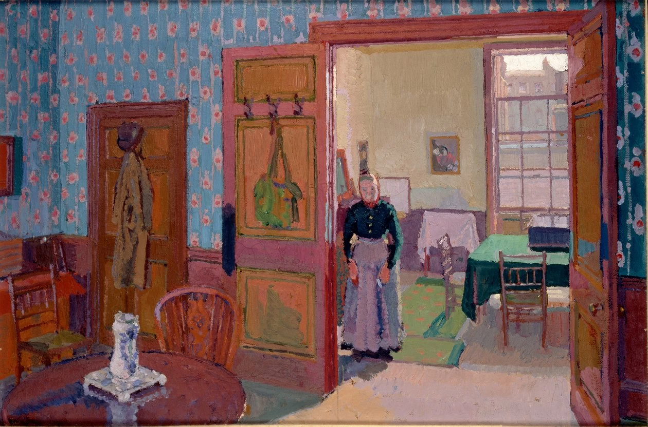 Harold Gilman - Interno con Mrs Mounter, Ashmolean Museum, University of Oxford